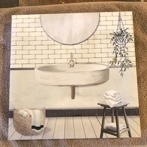 Picture for bathroom. Used in good condition.